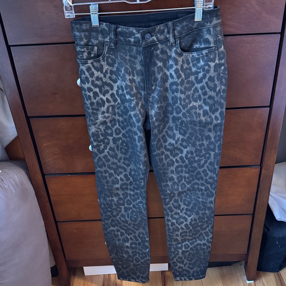Allsaints Leopard Print Jeans